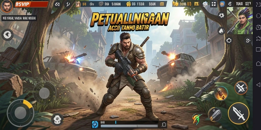 Tampilan gameplay 8SVIP yang penuh aksi seru.