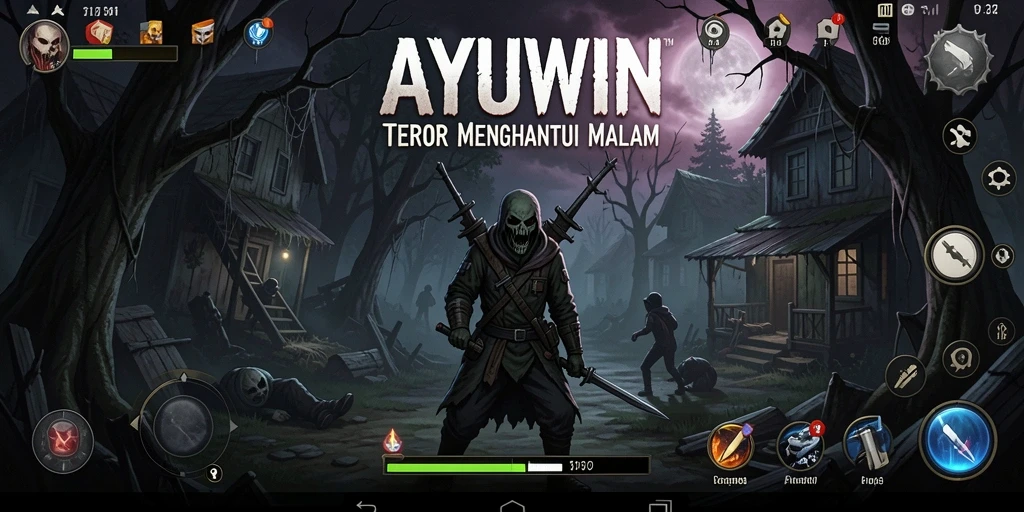 Gameplay AYUWIN yang mencekam di setiap sudut gelap.