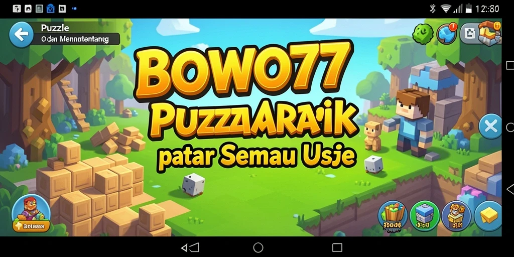 Tampilan gameplay menantang dalam BOWO77 dengan teka-teki yang unik.