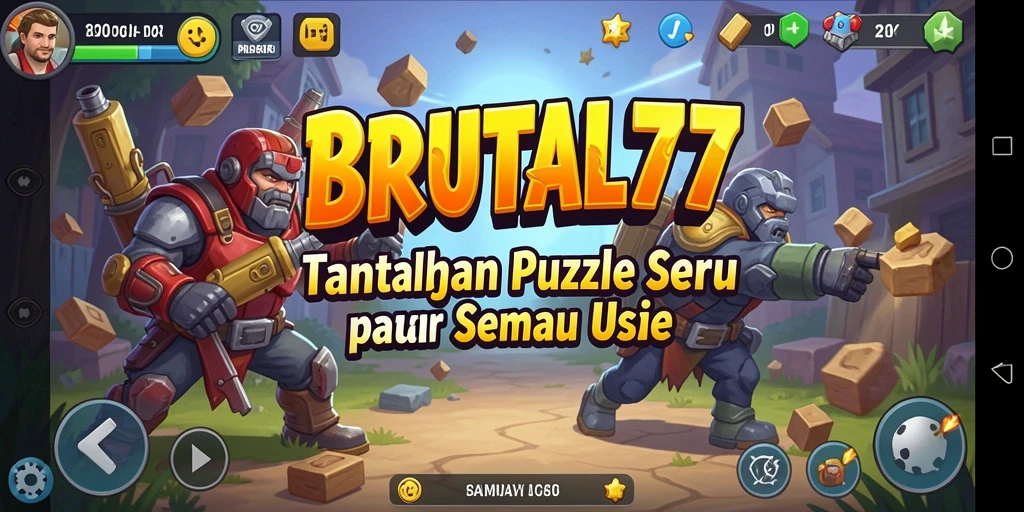 Gameplay menantang dan grafis menarik dari BRUTAL77.