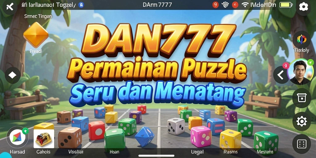 Tampilan menarik dari gameplay puzzle yang seru dan menantang.