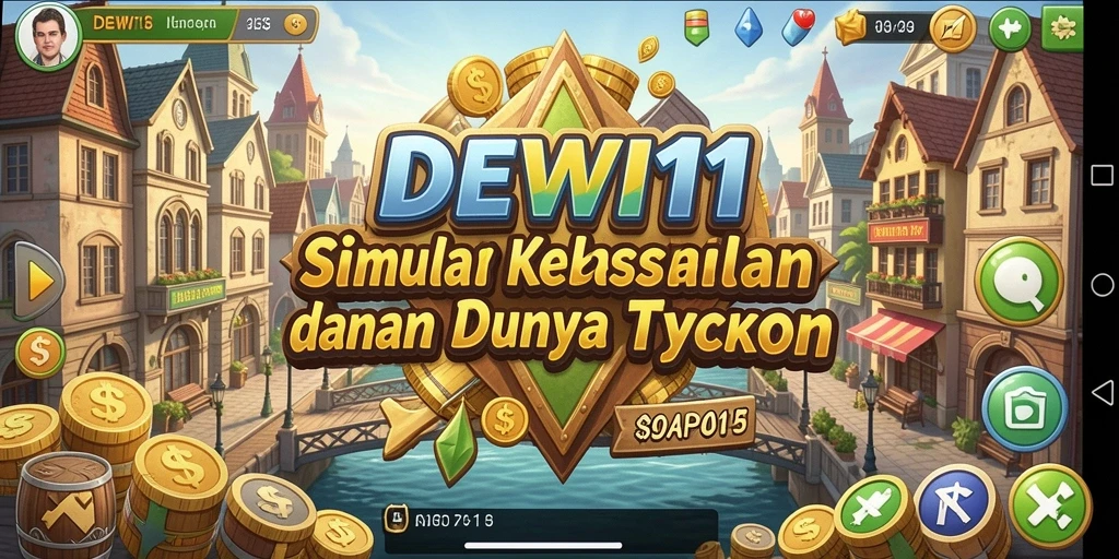 Tangkapan layar gameplay Tycoon yang menarik di DEWI11.