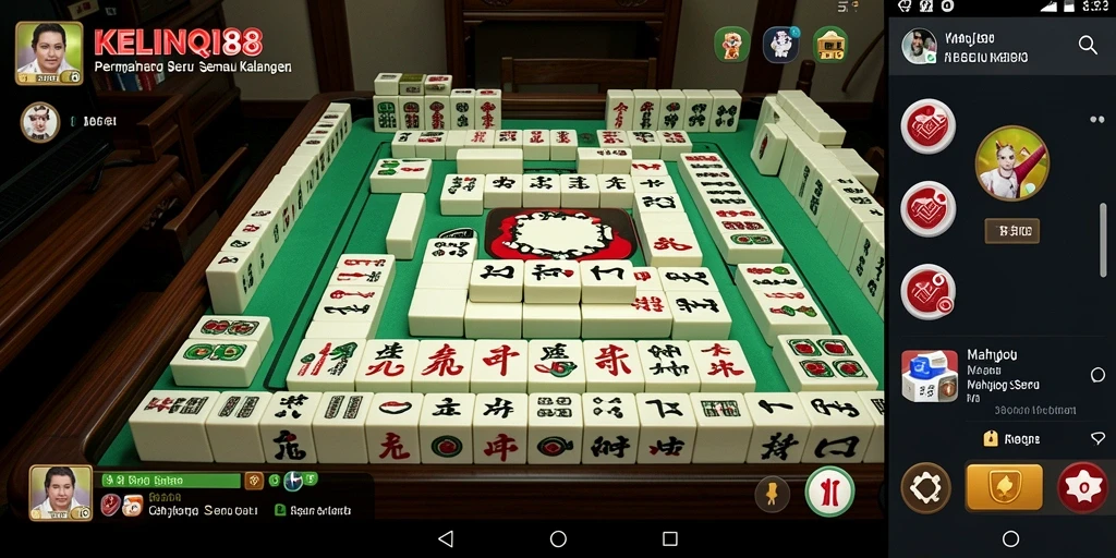 Tampilan gameplay Mahjong KELINCI88 yang menarik dan interaktif.