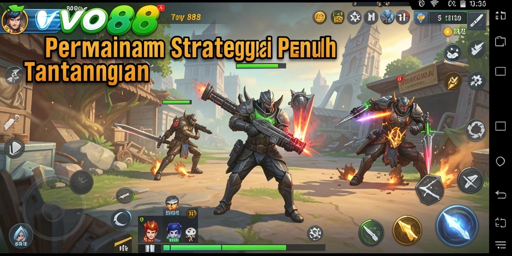 Tampilan gameplay OVO88 yang mendebarkan dan penuh strategi.