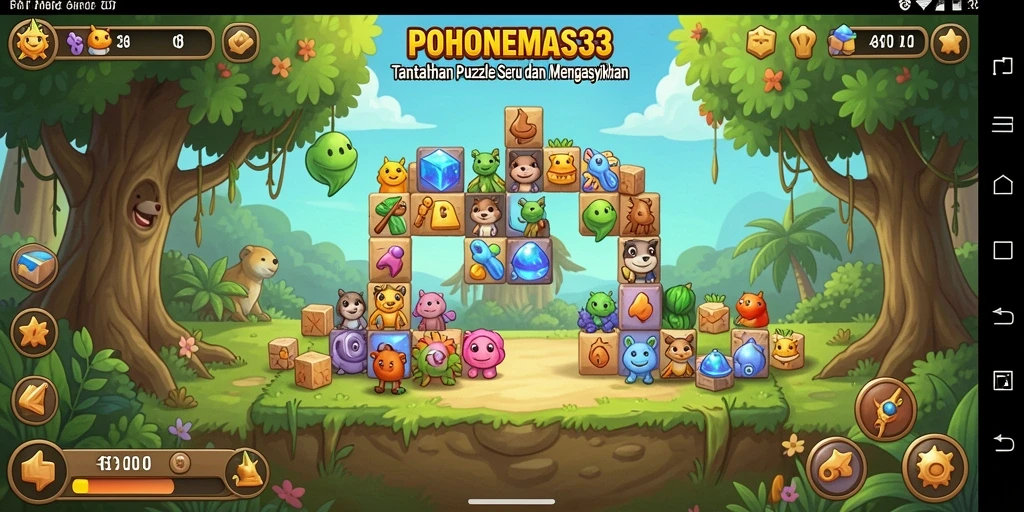 Tampilan gameplay POHONEMAS33 yang menarik dan menantang.