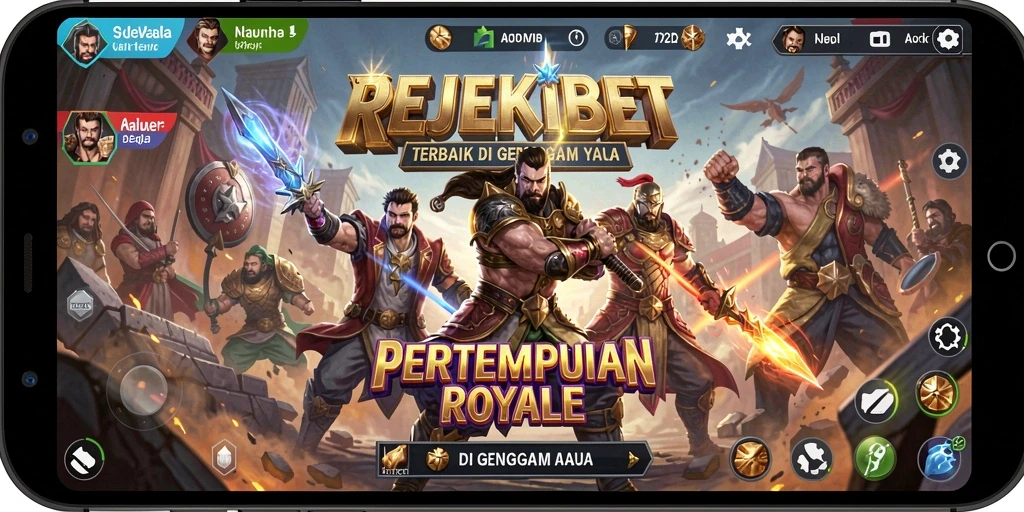 Screenshot gameplay <strong>REJEKIBET</strong> menampilkan aksi seru dalam pertarungan Battle Royale.