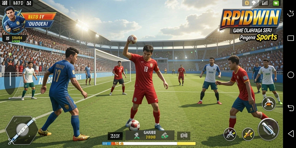 Tampilan menarik dari gameplay RPIDWIN menunjukkan aksi seru di lapangan.