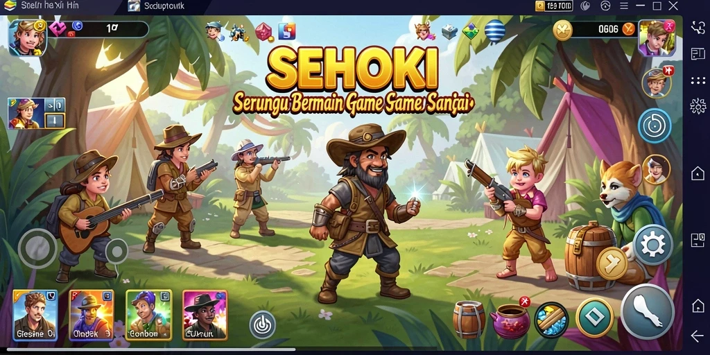 Tangkapan layar gameplay SEHOKI yang menunjukkan keseruan permainan Casual.