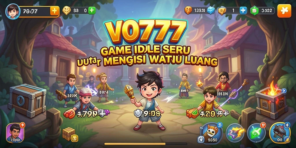 Screenshot utama VO777 menampilkan gameplay Idle yang imersif dan menyanangkan.
