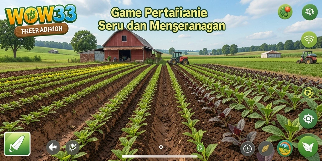 Tampilan gameplay menarik di <strong>WOW33</strong> saat bercocok tanam.